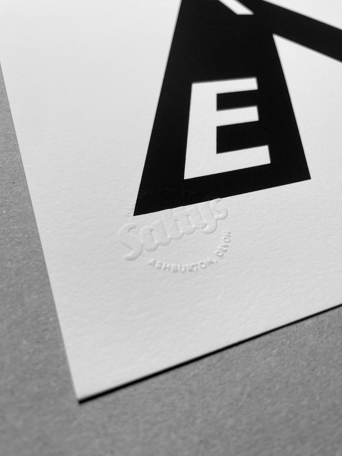 Exeter in Black. A3 Open Edition Collectables