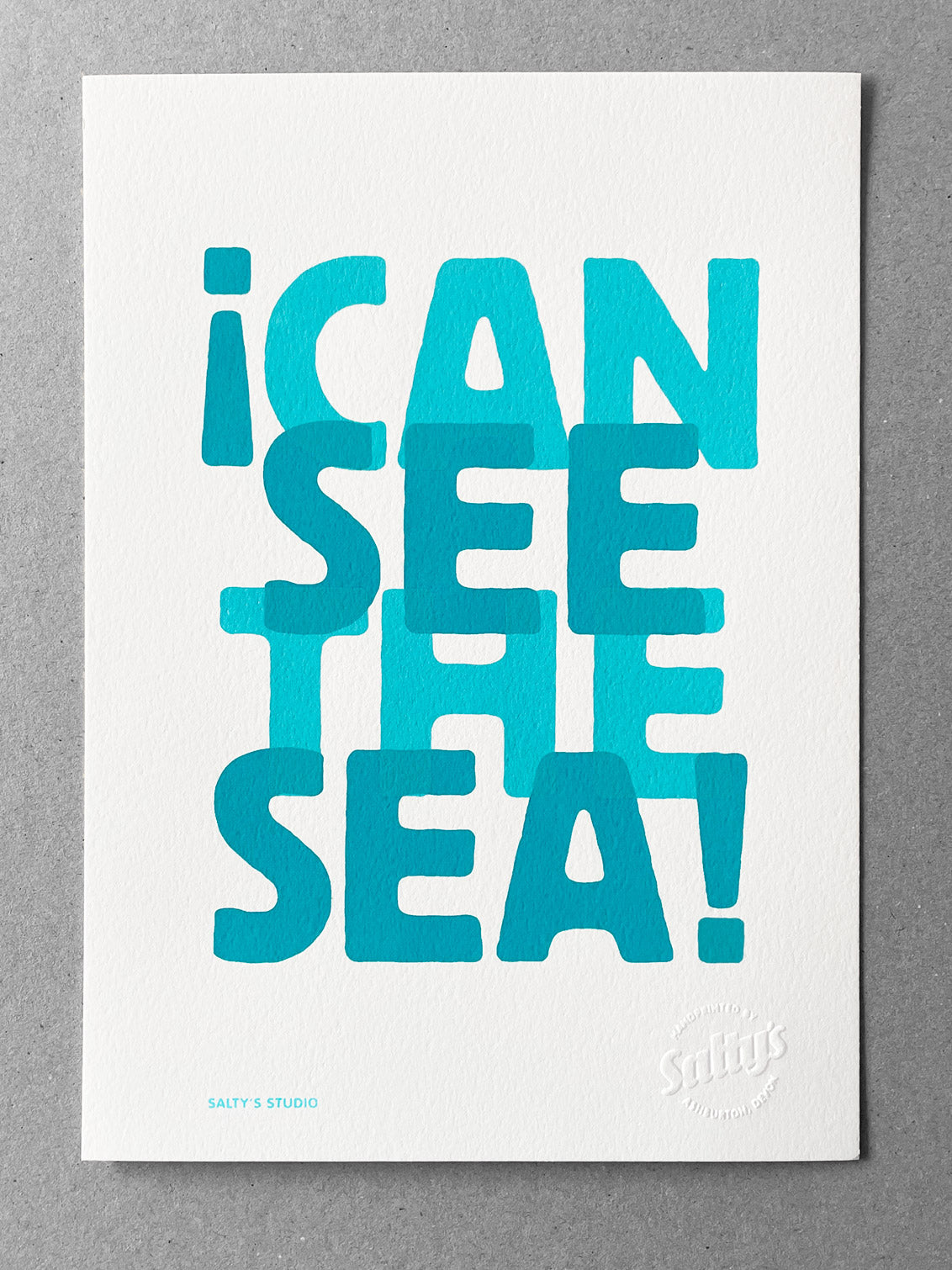 I Can See the Sea! - A4 print