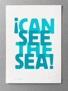 I Can See the Sea! - A4 print