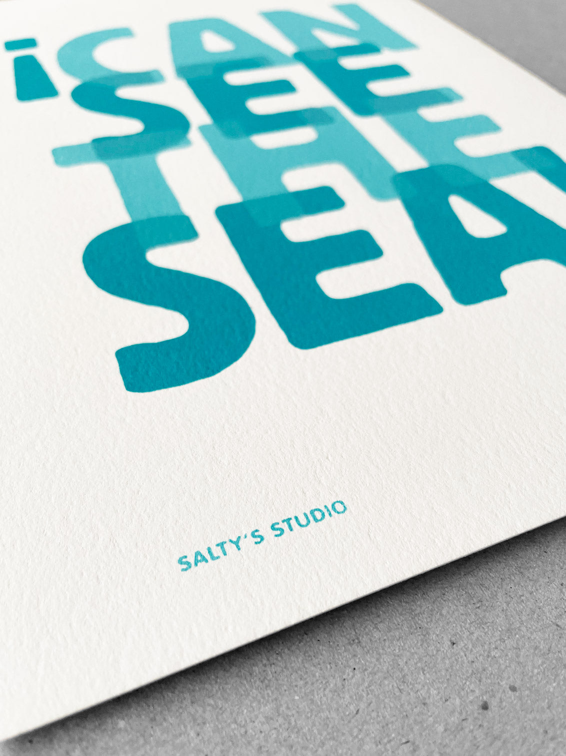I Can See the Sea! - A4 print
