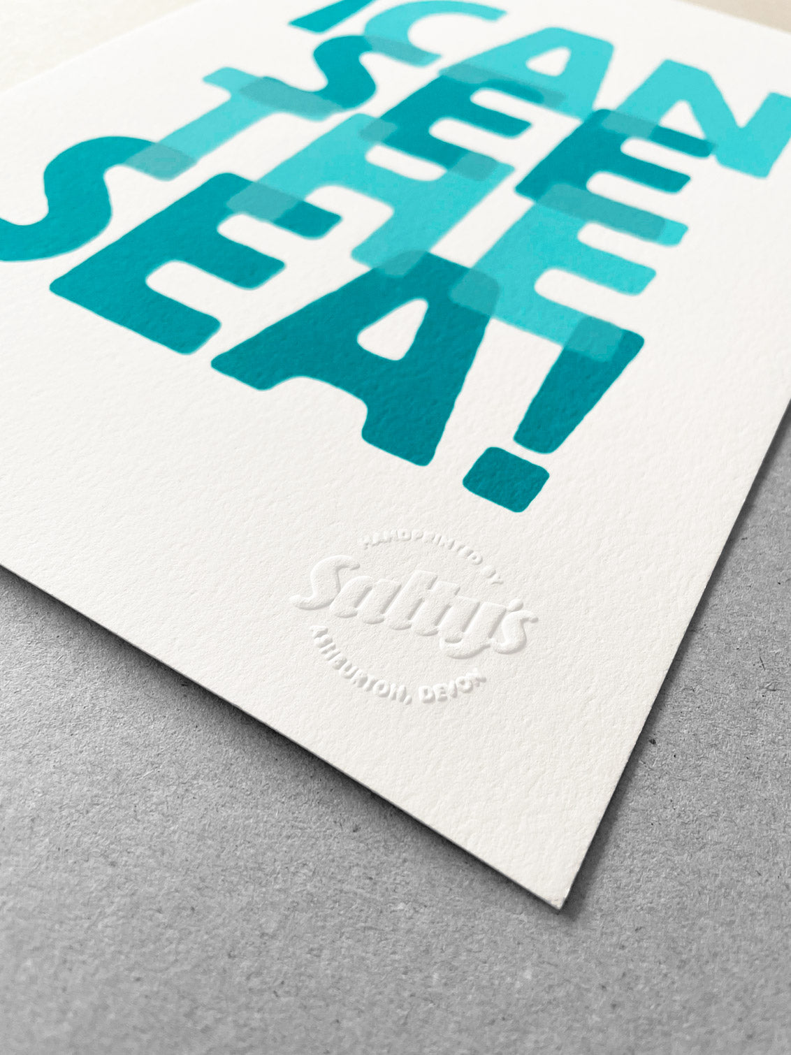 I Can See the Sea! - A4 print