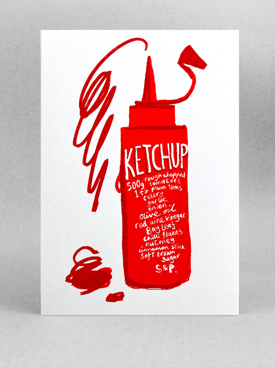 Salty’s Online 
Ketchup card