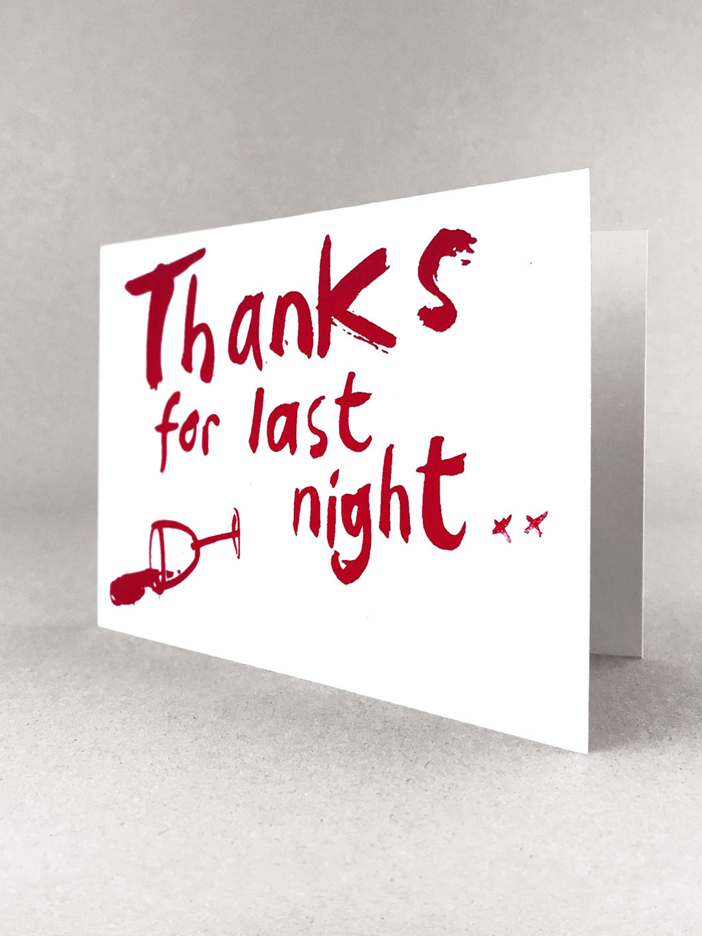 Salty’s Online 
Thanks for last night card
