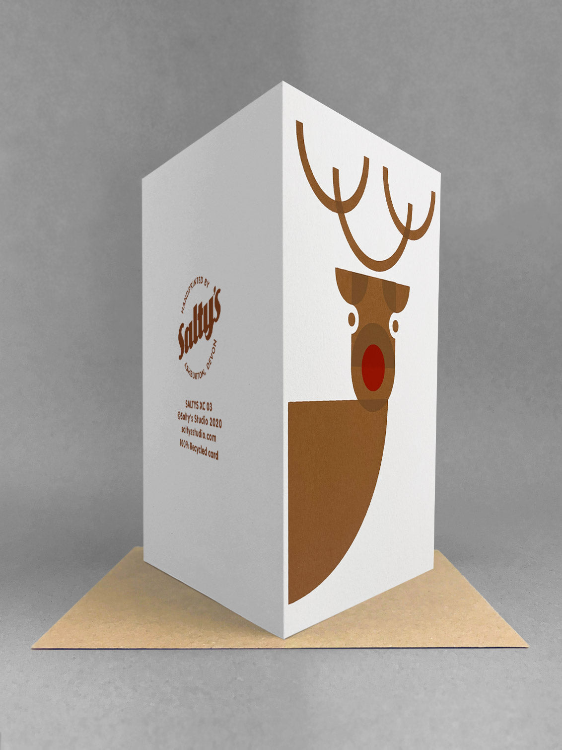 Reindeer Christmas Card