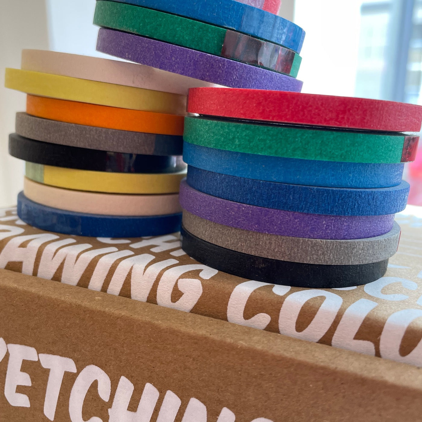 Coloured paper tape 6mm x 8m
