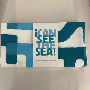 I Can See the Sea Tea Towel