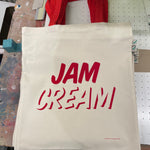 Cream First tote bag